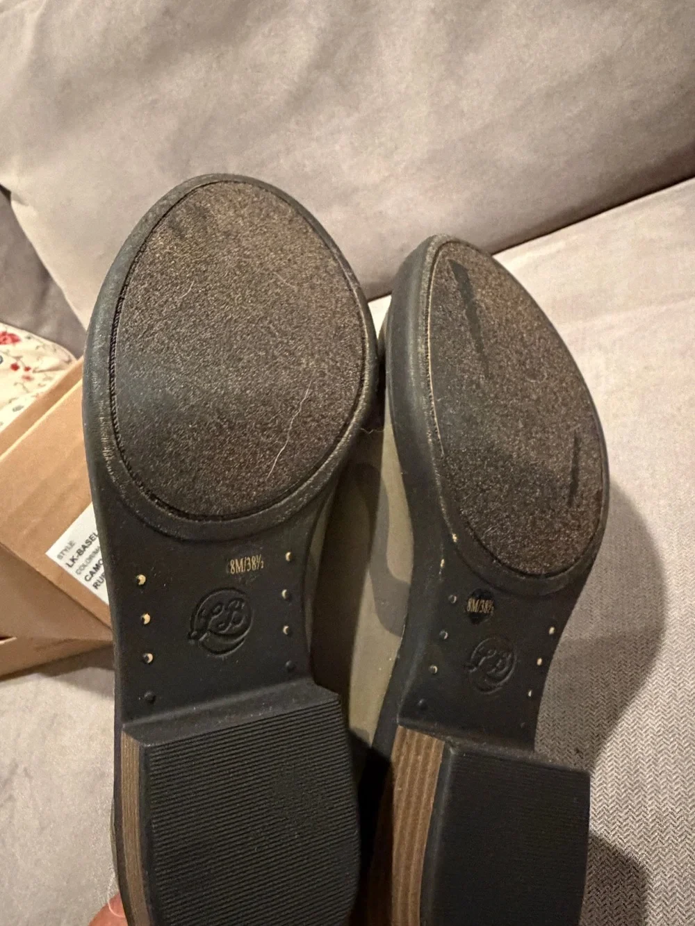 Lucky Brand camo Rain Boots w/Shoe Box